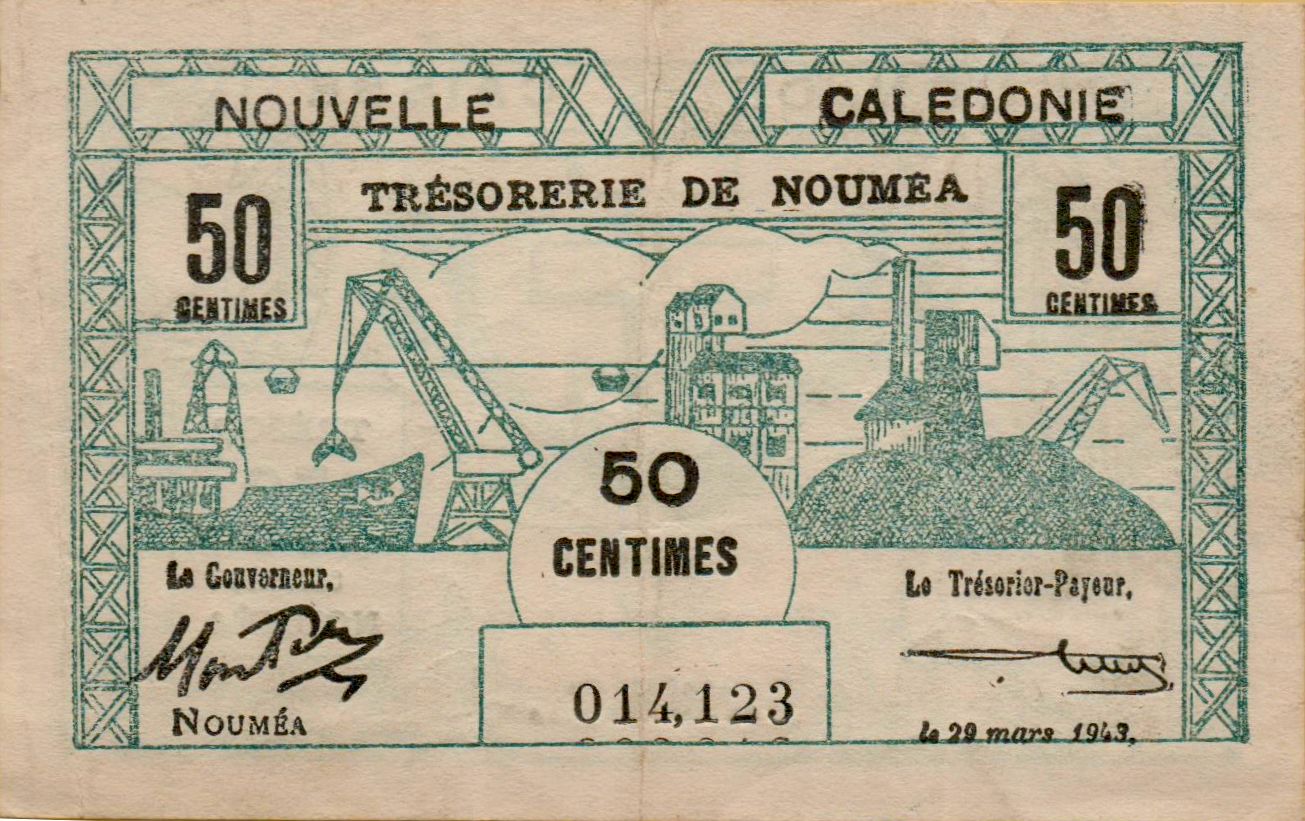 New Caledonia 50 1943 XF P-54